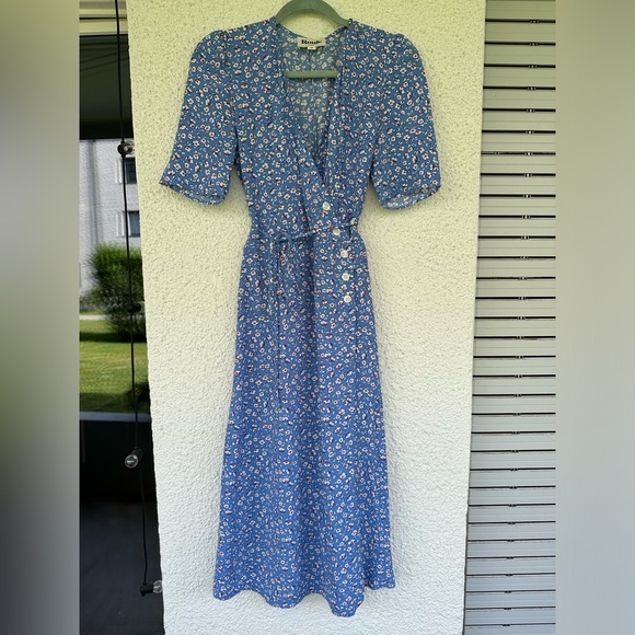 Rouje Gabin Blue dress FR36 - Picture 6 of 9